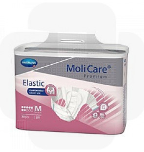 Fralda Molicare Premium Elastic (7G)  tam.M saco 30