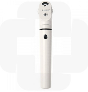 Oftalmoscópio branco E-SCOPE ID  XL 2,5 V c/ bolsa