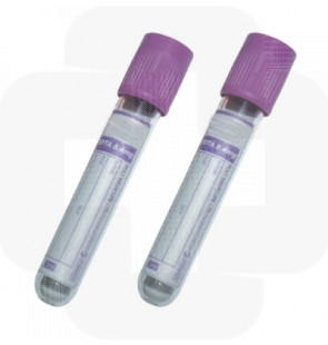 Tubo BD Vacutainer K2 EDTA (colheita sangue para plasma) 4 ml, 13 x75mm papel cx 100