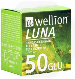 Wellion Luna - tiras testes glucose cx50