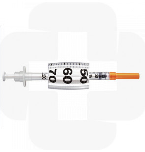 Seringa Pic insulina 1mL s/agulha cx160