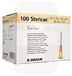Agulha Sterican G19 1.1x30mm cx 100