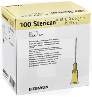 Agulha Sterican G19 1.1x50mm cx 100