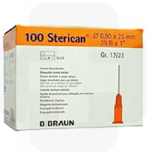 Agulha Sterican 27G 1" 0.40x25mm cx 100
