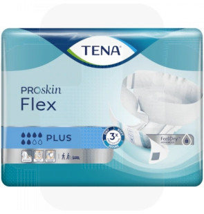Tena Fralda ProSkin Flex Plus 6 gotas - Tam M(80/110cm) cx30