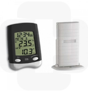 Termómetro de temperatura -40/+40ºC sensor interno e -10/+60ºC sensor externo via rádio (wireless) Wave 