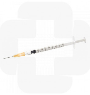 Seringa BD insulina U-100 1mL c/agulha 25G  5/8 0,5x16mm cx120 