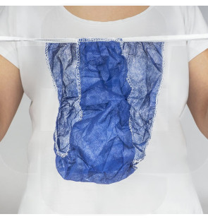 Tanga descartável masculina preta saco 100