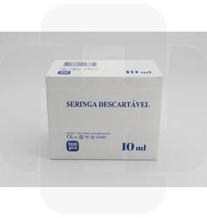 Seringa 10ml Luer Slip cx100