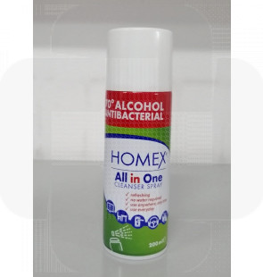 Spray de Limpeza com 70% de Álcool Homex