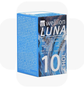 Wellion Luna - testes colesterol cx10