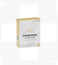 Compressa de gaze estéril (5x5cm 16 camadas) 10x10cm cx10 farmácia