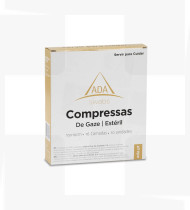 Compressa de gaze estéril (10x10cm 16 camadas) 20x20cm cx 10 farmácia