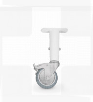 Conjunto 4 pés reguláveis core base c/rodas