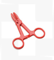 Pinça clamp vermelha 12 cm