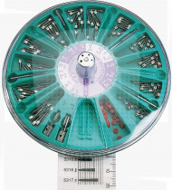 Euro-Posts inox - Bolsa de 20 screw-post Nº 5307 Ø 11 mm x 1,1 mm