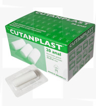 Esponja hemostática anal 80x30x10mm cx20