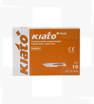 Lâmina bisturi estéril Kiato nº10 cx de 100un