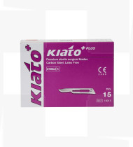 Lâmina bisturi estéril Kiato nº15 cx de 100un
