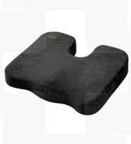 Coxim cocígero veludo preto