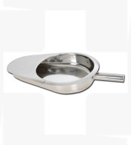 Arrastadeira inox tipo cunha com punho 418x292x85mm