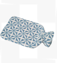 Saco de água quente microfibra bluelight 33x20 cm 2L