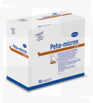 Luva cirúrgica estéril Peha-Micron Latex s/pó nº 8 CX 50 pares