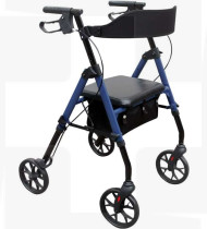 Andarilho Evoluxion aluminio 4 rodas com assento e encosto