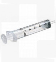 Seringa oral transparente doseadora c/ tampa 5 ml cx 100