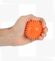 Bola de massagem c/picos 6cm laranja