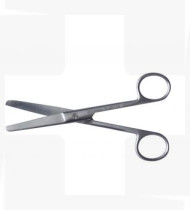 Tesoura reta bicos rombo 11,5 cm