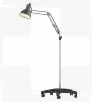 Candeeiro rodado haste flexível c/ lâmpada LED 10 W LUMINA