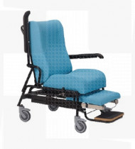 Cadeirão de Repouso, estrutura em aço pintado Epoxy, forrado a napa