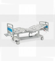 Cama hospitalar de coluna modelo Andreia c/CPR cabeceiras e leito ABS 2090x840mm