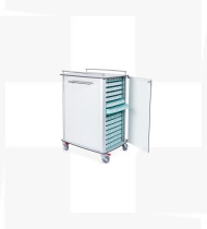 Carro para 80 organizadores semanais pequenos 838x530x1412mm