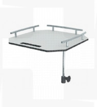 Suporte desfibrilhador inox/comp. fen. p/ carros Orion