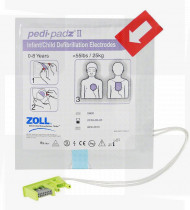 Pedi-Pads II (Infant/ Child Electrodes) 0-8 Years «55lbs/25kg Zoll (par)