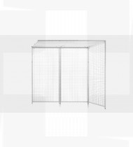 Gaiola Rocher (meia) 3 painéis chão + 1 superior, estrutura aço c/acabamento epoxy 1030x2000x2090mm