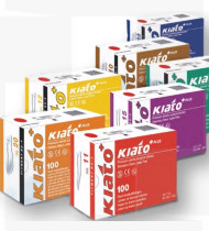 Lâmina bisturi estéril Kiato nº 24 cx de 100un