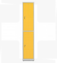 Cacifo vestiário simples 1 porta inferior / 1 porta superior 300x500x1800mm