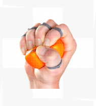 Bola exercício mãos Handmaster laranja  firme