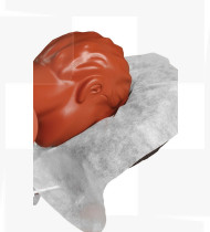 Proteção para apoio de cabeça 50x45cm, saco 100