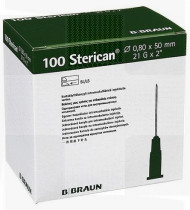 Agulha Sterican G21 x 2 0,8 x 50mm cx100 verde