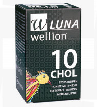 Wellion Luna - tiras teste colesterol cx10