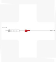 Sistema sangue não ventilado, reto, rotativo luer lock, tampa de purga, 190 cm.