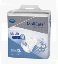 Fralda Molicare Premium Elastic (6G)  tam.XL saco 14
