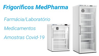 Distribuidor frigoríficos MedPharma Farmácia Laboratório amostras Covid-19 medicamentos